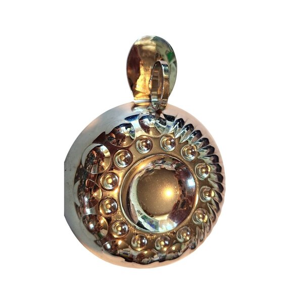 Sommeliers tasting cup A shallow Chateau De Meupsault, silver tastevin tradition - Picture 3 of 15